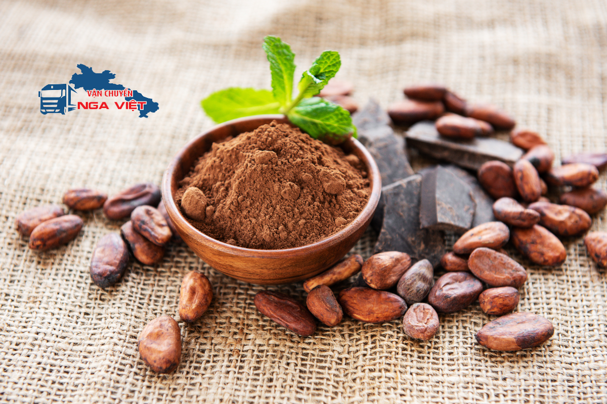 Dịch vụ vận chuyển bột Cacao từ Hà Nội sang Nga