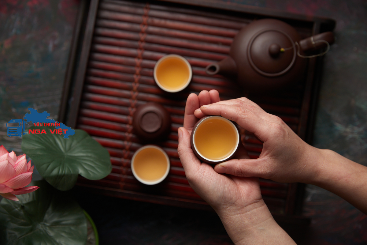 Dịch vụ vận chuyển trà sen từ Hà Nội sang Nga nhanh chóng